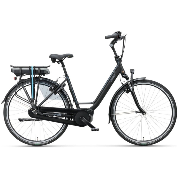 Batavus Wayz E-go Active Plus 400Wh Zwart Mat Lage instap 2022-61 cm